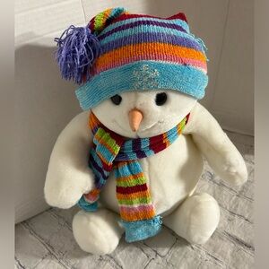 ANIMAL ALLEY MELTIN SNOWMAN TOYS R US IN WINTER HAT & SCARF PLUSH 16”
